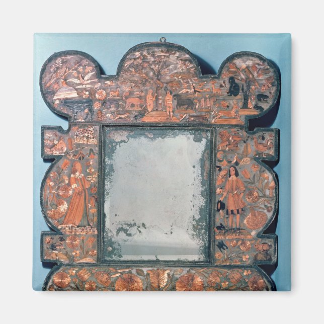 Íman Moldura-espelho-palha, 1670-80 (Frente)