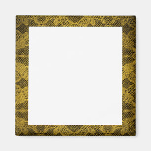 Íman Moldura para retrato preta e Dourado