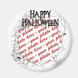 Íman Molduras de Fotos de Halloween com Teias de Aranha