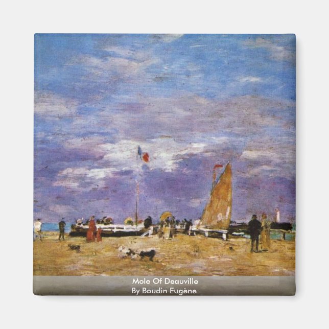 Íman Mole Of Deauville Por Boudin Eugène (Frente)