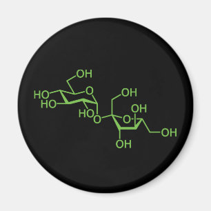 Íman Molécula de Açúcar Sacarose Diagrama Químico