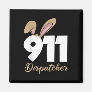 Íman Moletom com capuz de despachante 911 de Páscoa