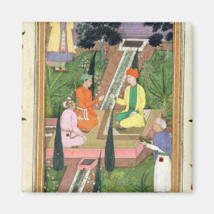 Íman Molhe jardins, do álbum de Clive (gouache no pa