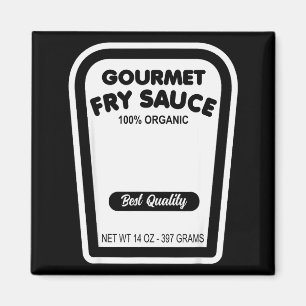Íman Molho de Fritura Gourmet Divertido Fácil Fantasia