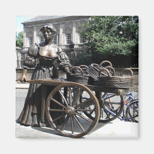 Íman Molly Malone e Wheelbarrow Irlanda (Frente)