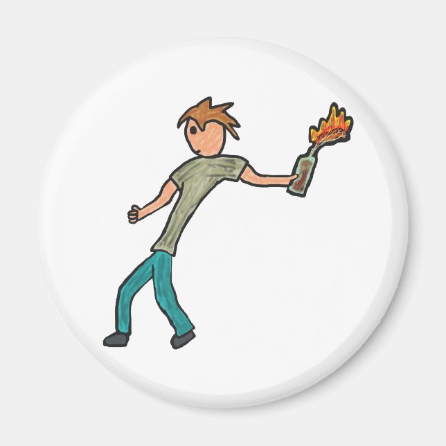 Íman Molotov Cocktail (Frente)