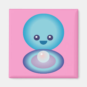 Íman Moluscos felizes de Kawaii