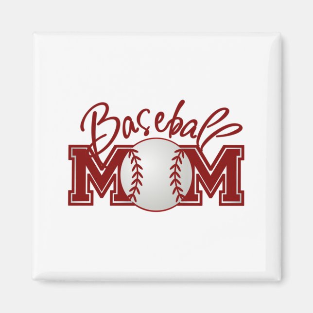 Íman MOM de baseball (Frente)