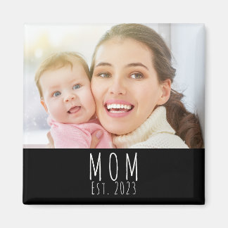 Íman Mom Established Photo Gift Magnet