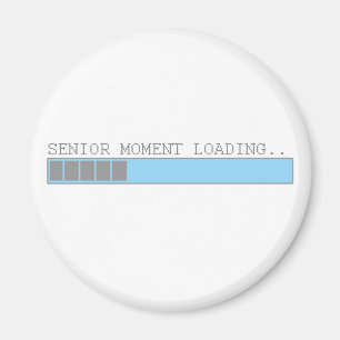 Íman Momento do mais velho carregando humor de idosos r