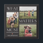 Íman Momentos Importantes do Magnete de Fotografias Per<br><div class="desc">Os presentes fotográficos são os melhores presentes! Facilmente personalizado com seu texto e/ou foto(s) para uma aparência personalizada. Concebido por Berry Berry Sweet,  moderno Stationery e presentes personalizados. Visite nosso site em www.berryberrysweet.com para ver nossas linhas de produtos de cheio.</div>