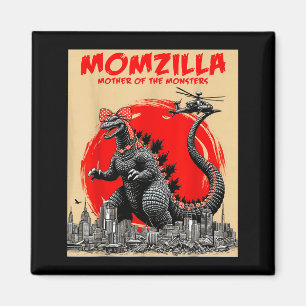 Íman Momzilla mãe de monstros retrô vintage mamãe