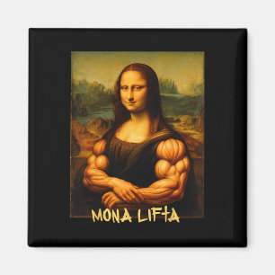 Íman Mona Lifta Muscle Mona Lisa Bodybuilder Gym E Ar