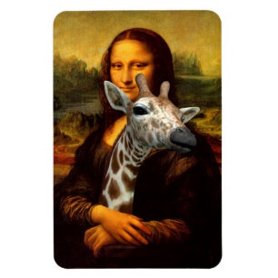 Íman Mona Lisa ama Girafas