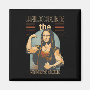 Íman Mona Lisa Bodybuilding Muscle Gym Weising Wo