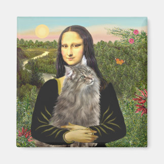 Íman Mona Lisa - Gato da Floresta Norweigan