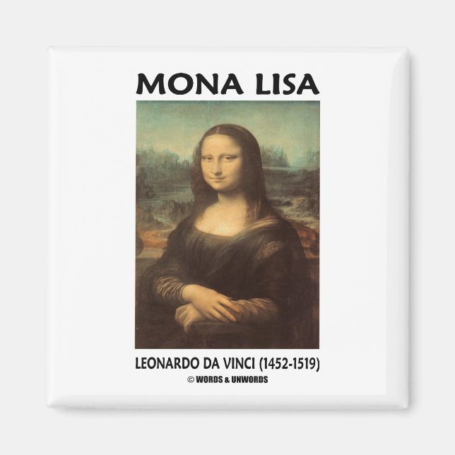 Íman Mona Lisa (Leonardo da Vinci) (Frente)