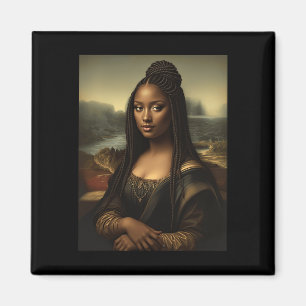 Íman Mona Lisa Negra História Negra Americana Mês