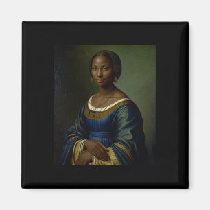 Íman Mona Lisa Negra Mês da História Negra Mulher Negra