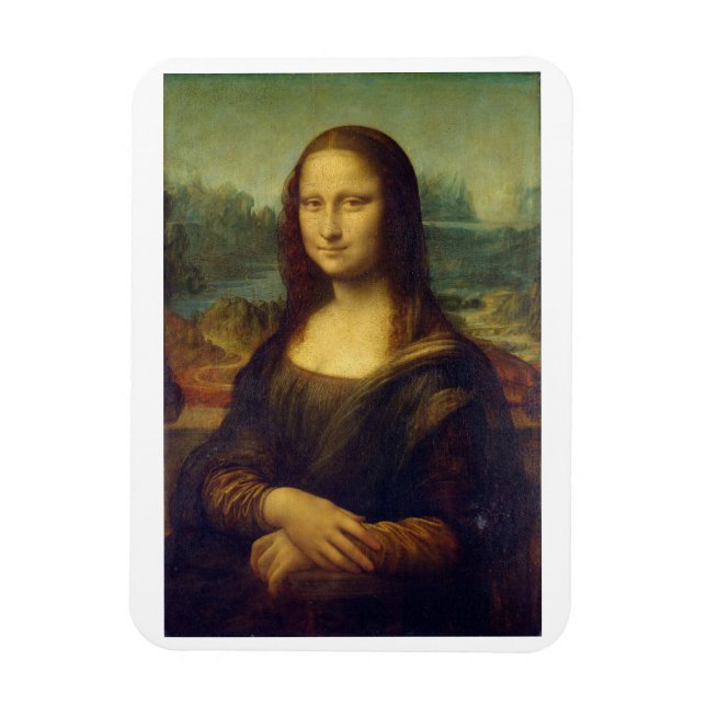 ÍMAN  "MONA LISA", POR LEONARDO DA VINCI FOTO (Vertical)