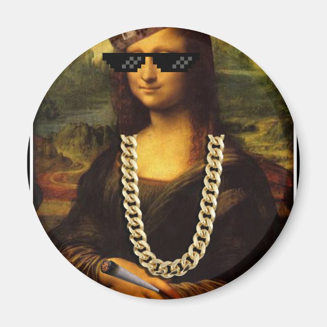 Íman Mona Lisa Thug Life Art Life (Frente)