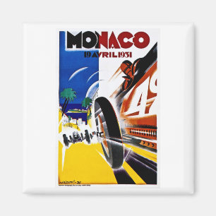 Íman Monaco 1931 Prix grande - poster da raça do