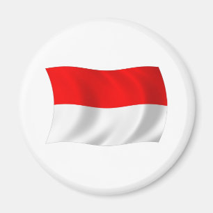 Íman Mônaco Flag Magnet