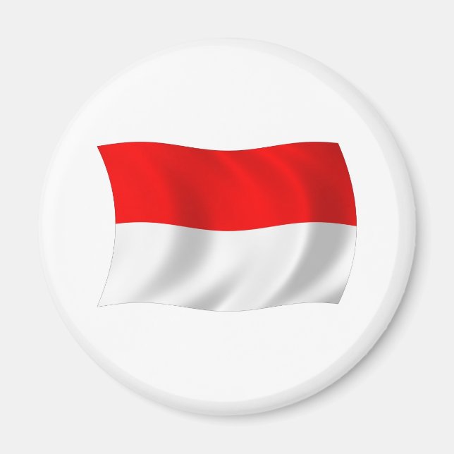 Íman Mônaco Flag Magnet (Frente)
