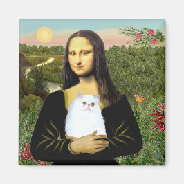 Íman MonaLisa - Kitten branco persa nº 49