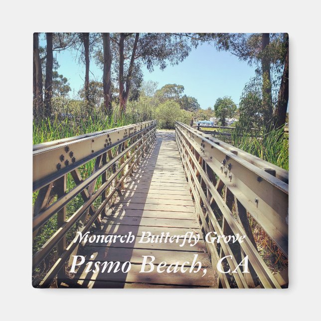 Íman Monarch Butterfly Grove: Pismo Beach, CA (Frente)