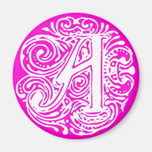 Íman Monarquia - Letra branca "A"