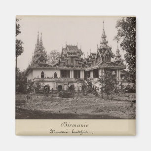 Íman Monastério de Teik Kyaung, ilha do dedo do pé do