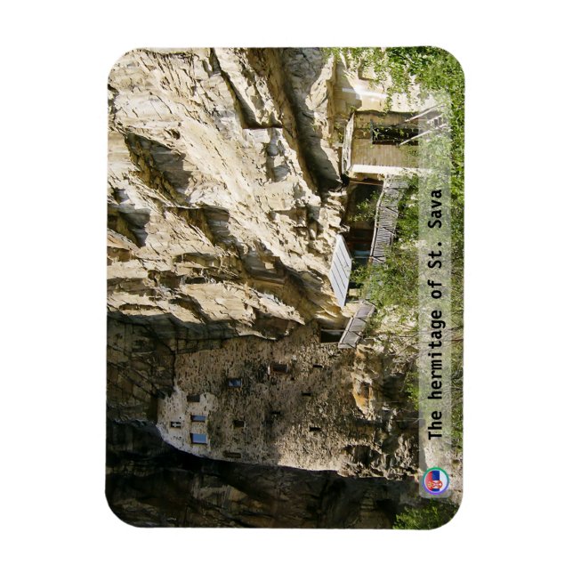 Íman MONASTÉRIOS SÉRVIOS - O patrimônio das Ruas. Sava  (Vertical)