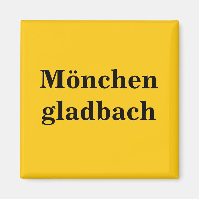 Íman Mönchengladbach Schild Dourada Gleb (Frente)