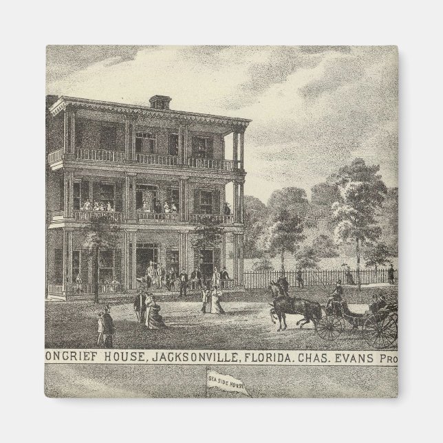 Íman Moncrief House, Jacksonville (Frente)