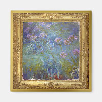 Monet Agapanthus Flói Magnet - Máster