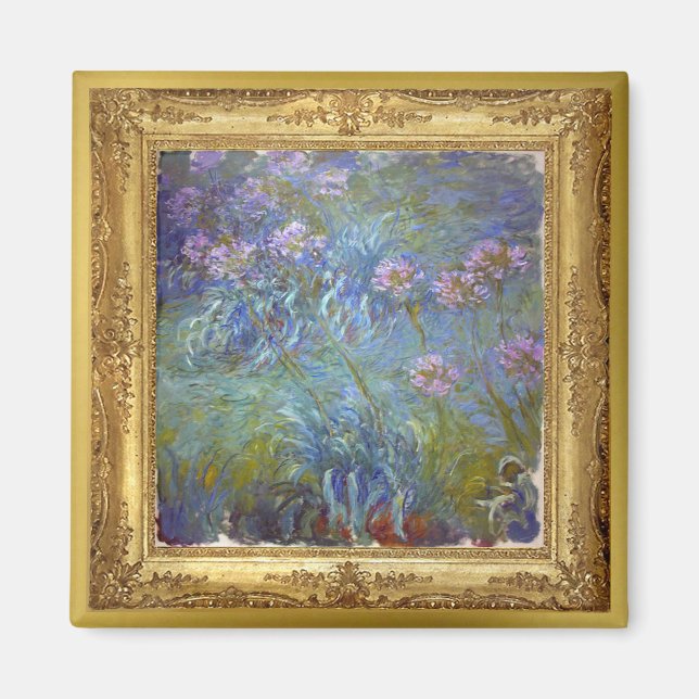 Íman Monet Agapanthus Flói Magnet - Máster (Frente)