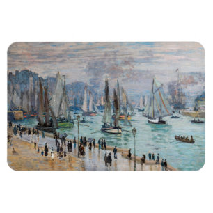Íman Monet - Barcos de Pesca Deixando o Porto, Le Havre