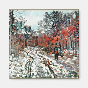 Íman Monet - Caminho pela Floresta, Efeito de Neve