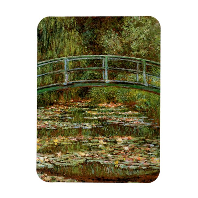 Íman Monet French Bridge Art (Vertical)