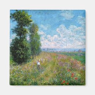 Íman Monet - Meadow with Poplars