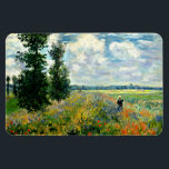 Íman Monet - Poppy Field, Argenteuil, Impressionismo Ar<br><div class="desc">Poppy Field,  Argenteuil,  pintura vintage de belas artes pelo artista francês Claude Monet</div>