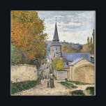 Íman Monet - Street em Sainte-Adresse, belas artes, Mag<br><div class="desc">Rua em Sainte-Adresse,  famoso quadro impressionista do artista francês Claude Monet</div>