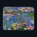 Íman Monet Water Lily 1916 Magnet<br><div class="desc">Monet Water Lily 1916. Pintura a óleo na canvas desde 1916. O impressionista francês Claude Monet continua famoso e amado pelas pinturas de lírio-d'água que ele criou em seu lago de jardim em Giverny. Esta pintura específica de lírio-d'água é de 1916 e revela a mudança de Monet para uma abstração...</div>