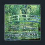 Íman Monet Water Lily e Ponte Japonesa<br><div class="desc">Water Lily e Ponte Japonesa pelo pintor francês Impressionismo,  Claude Monet. Esta ponte japonesa foi construída sobre seu lago de lírio em 1895. Em 1899 ele havia feito a primeira série de pinturas que focavam a ponte japonesa.</div>