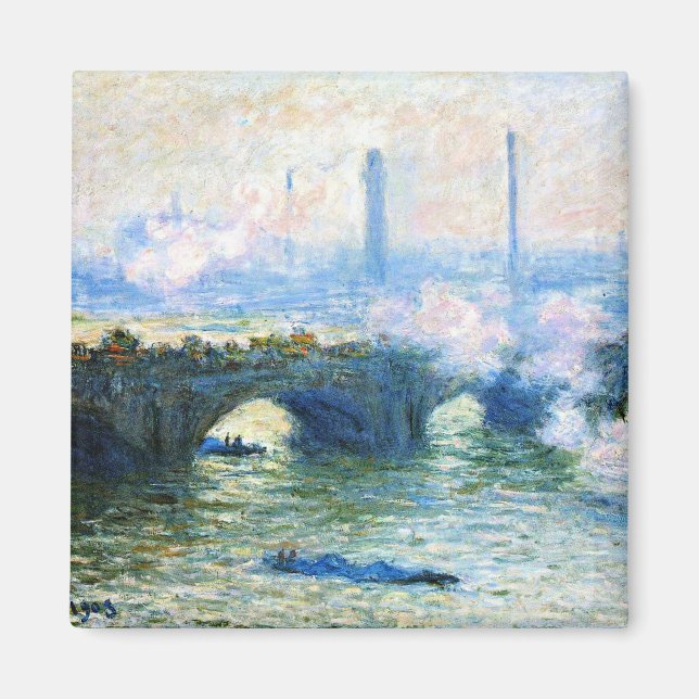 Íman Monet - Waterloo Bridge, Londres  (Frente)