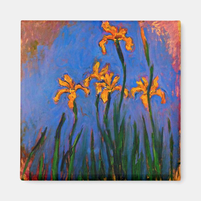 Íman Monet- Yellow Irises (Frente)