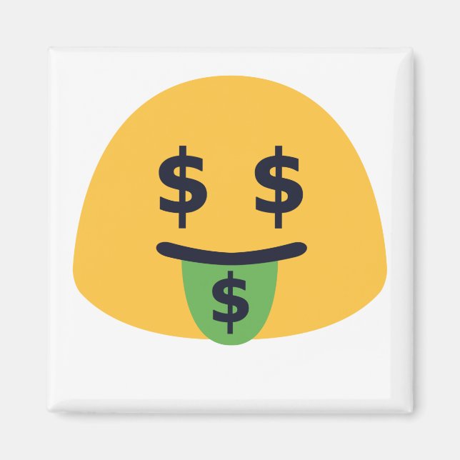 Íman Money Mouth Emoji (Frente)