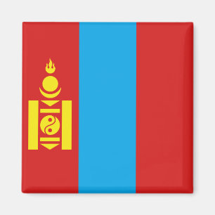 Íman Mongólia Flag Magnet