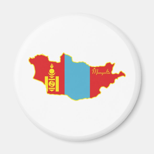 Íman Mongólia Magnet (Frente)